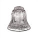 Clear Ribbed Accessory Glass Shade