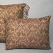 Vine Floral Wool Decorative Boudoir Pillow