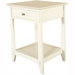 Mission White 1 Drawer Nightstand