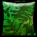 Impressions Green and Yellow 18" Square Micro-Suede Pillow