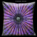 Parisian Mauve and Purple 18" Square Satin Pillow