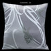 Precious Metals Silver Grey 18" Square Satin Pillow
