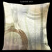 Zen Green and Copper 18" Square Pillow