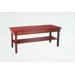 Wooden Treatment Table with Upholstered Shelf
