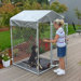 Lucky Dog Chainlink Kennel Kit in a Box