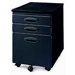MP-01 Mobile File Cabinet with Two Drawers in Black
