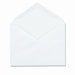 Invitation Envelope, Gummed, Contemporary, #5 1/2, White, 100/box