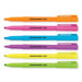 Intro Highlighters,Chisel Tip,6/PK,YW/PK/OE/BE/GN/PE