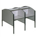 H Double Sided Study Carrel Add On