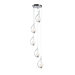 5 Light Pendant in Chrome