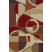 Elegance Red Multi Circles Rug