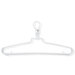 72 Pack Hotel Hanger with Security Loop in White