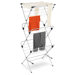 Three Tier Mesh Top Drying Rack in Navy blue