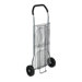 Two Tier All Purpose Two Wheel Cart in Silver
