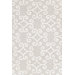 Hooked Scroll Platinum Rug