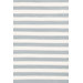Trimaran Light Blue/Ivory Striped Rug