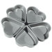 4" Non-Stick Linked Heart Pan (Set of 5)