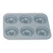 Non-Stick 6 Cup Fluted Muffin Pan with Center Tube