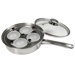 Seven Piece Stainless Steel Egg Poacher Set