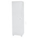 One Door Storage Cabinet in White