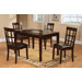 Hazelwood Home 5 Piece Dining Set