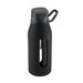 16 Oz Classic Glass Water Bottle in Black
