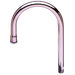 5.5" Rigid Gooseneck Spout Pot Filler Faucet with Plain Tip