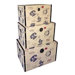 Trunk with Vintage Phone (Set of 3)