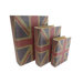 Union Jack Book Box (Set of 3)