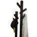Double Tree Coat Rack in Dark Walnut