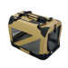 Zippered 360&deg; Vista View Pet Carrier in Khaki