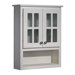 Cape Cod Series 25.5" x 30.75" Maple Over the Toilet Cabinet in White Finish