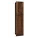 Georgetown Series 84" x 18" x 21" Black Walnut Tall Linen Cabinet in Chestnut Finish