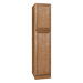 Heritage Series 84" x 18" x 21" Maple Tall Linen Cabinet in Ginger Glaze Finish