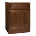San Remo Series 24" x 21" Black Walnut Bathroom Vanity in Chestnut Finish