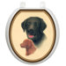 Toilet Seat Applique with Labrador Retriever Design