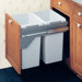 Drawer Slide-Out Double Waste Bin - 80 Liter
