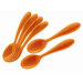 Art and Cafe Teaspoon in Orange (Set of 6)