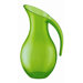 Happy Hour 10.5" Blown Jug in Green