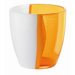 Happy Hour Two Toned Water Glass in Orange