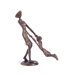 Mother Playing and Swinging Child Figurine