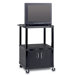Adjustable Height Video Cart For Up to 32" TVs