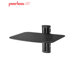 Single AV Wall Shelf with Glass