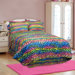 Rainbow Zebra Comforter Set
