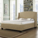 Oxford-X Wingback Platform Bed