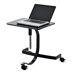 Media Office and Home Writing Desk with Casters and Wheel