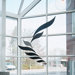 Abstract Rhythm Mobile in Silver