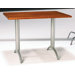 Ellipse 30" x 42" Custom Rectangular Veneer Top Wood Edge Table
