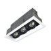 Three Light MR16 Multiple Trim in Black