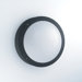 One Light Outdoor Wall Sconce with White Shade in Grey